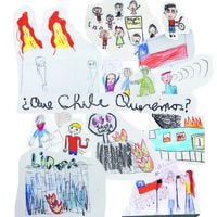 Lo que ven y dibujan los niños de Chile