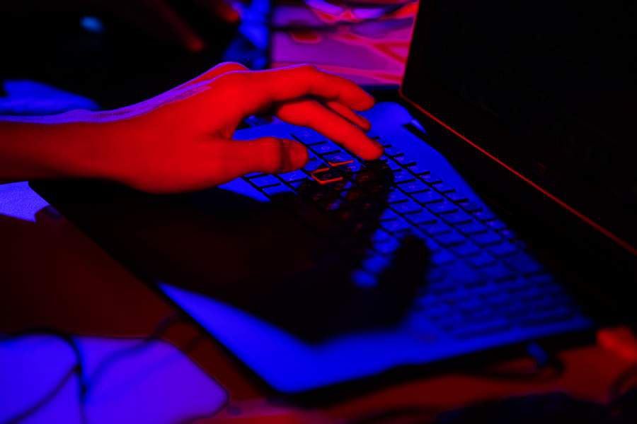 A gamer plays video games on a laptop computer at the Dreamhack digital festival in Moscow, Russia, on Saturday, Dec. 5, 2015. Dreamhack is the world's largest digital festival and meeting place for gamers, fans and e-sport enthusiasts