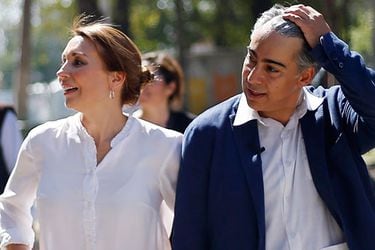 Karen Doggenweiler y Marco Enríquez-Ominami