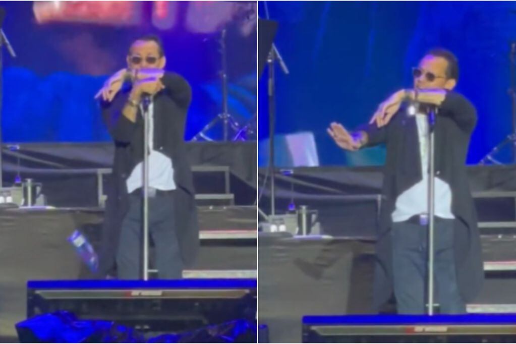 Marc Anthony en concierto de Medellín vía TikTok