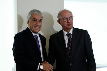 Sebastian Piñera se reunio con Antonio Ledezma