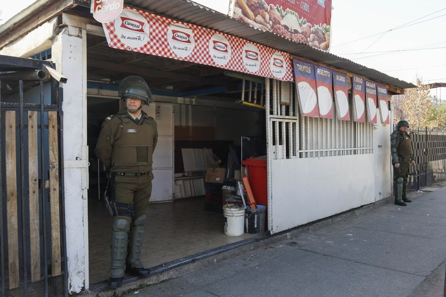 Carabineros resguarda la cuadra del tiroteo en Puente Alto