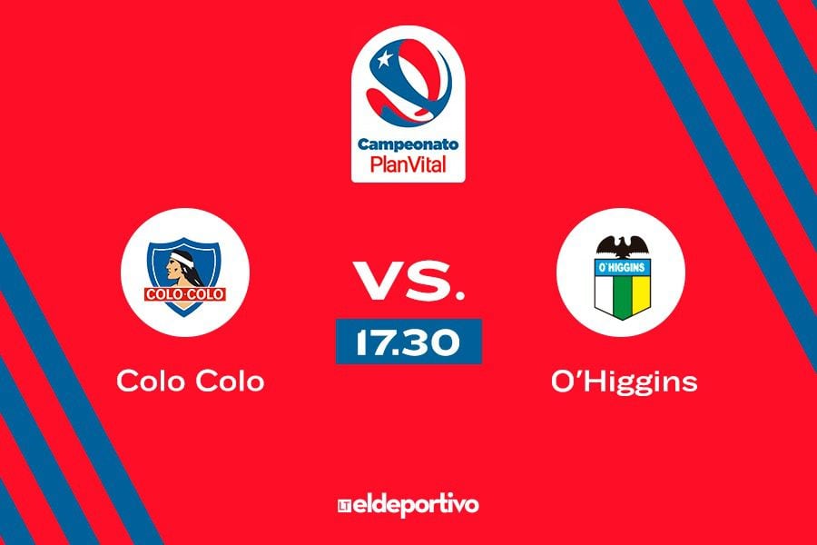 Colo Colo quiere celebrar el título ante O'Higgins. En vivo a través de El Deportivo.
