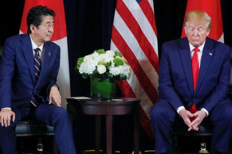 Abe  y Trump