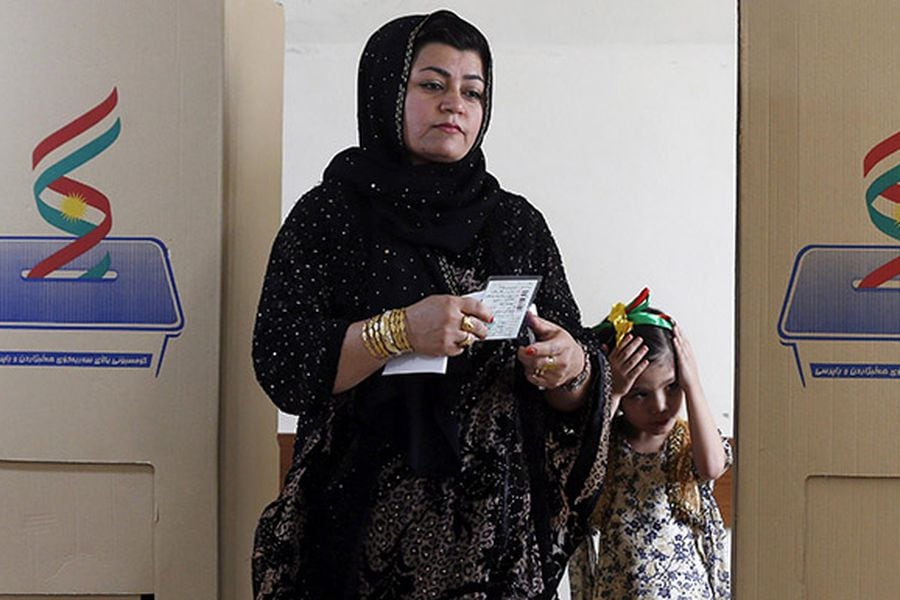 Abren centros electorales en el Kurdistán iraquí para votar por independencia