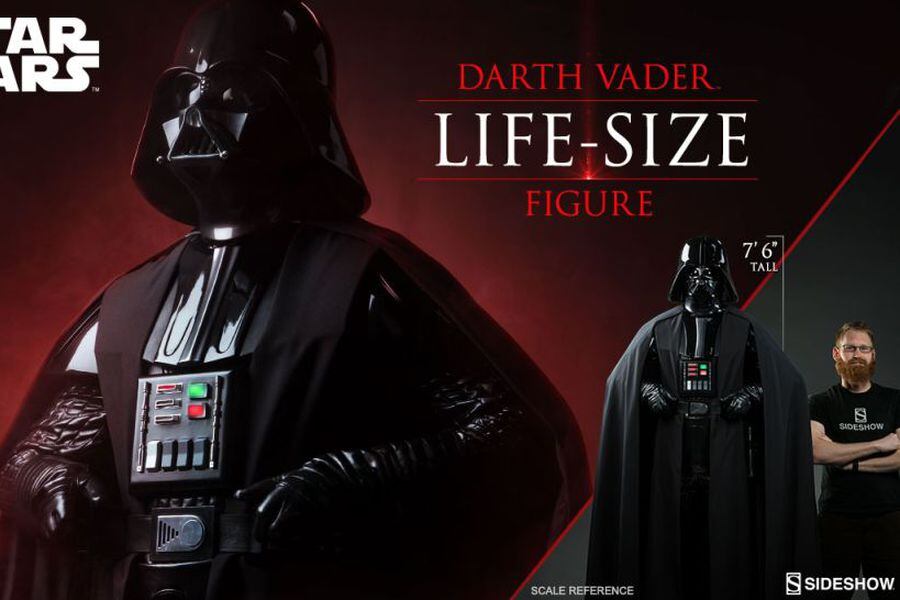Increíble figura de Darth Vader en tamaño real La Tercera Increíble figura de Darth Vader en tamaño real La Tercera