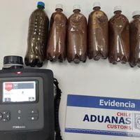 Aduanas incauta botellas con ayahuasca en Aeropuerto Internacional de Santiago