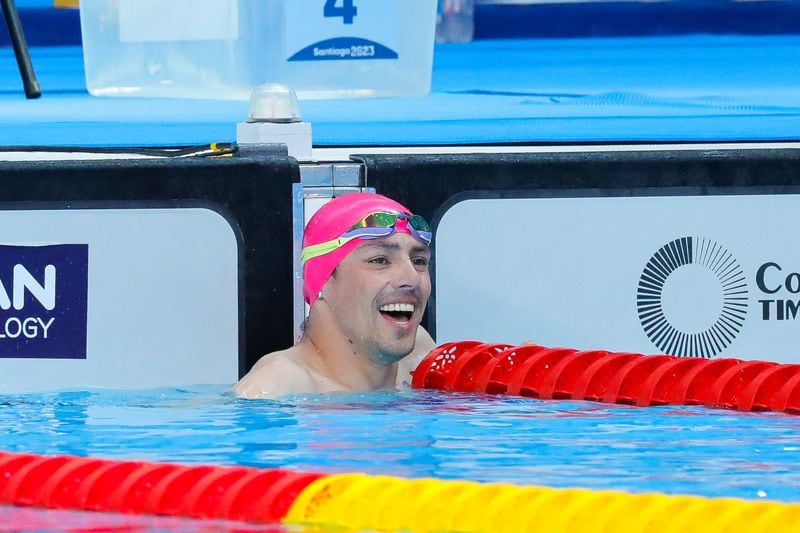 Alberto Abarza sumó su tercera medalla de plata en Santiago 2023.