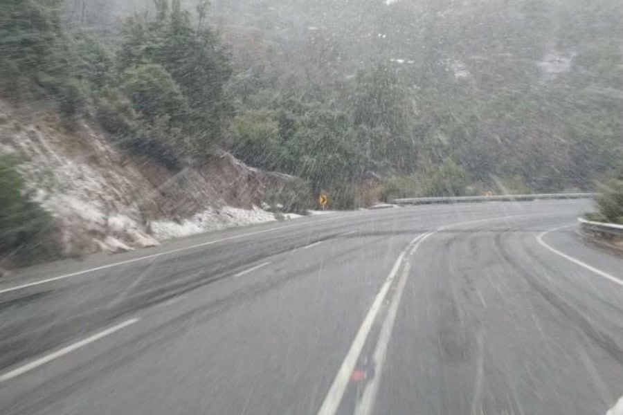 cuesta la dormida, nieve