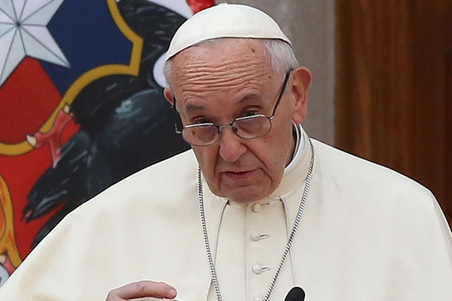 Papa Francisco visita a la Presidenta de la Republica