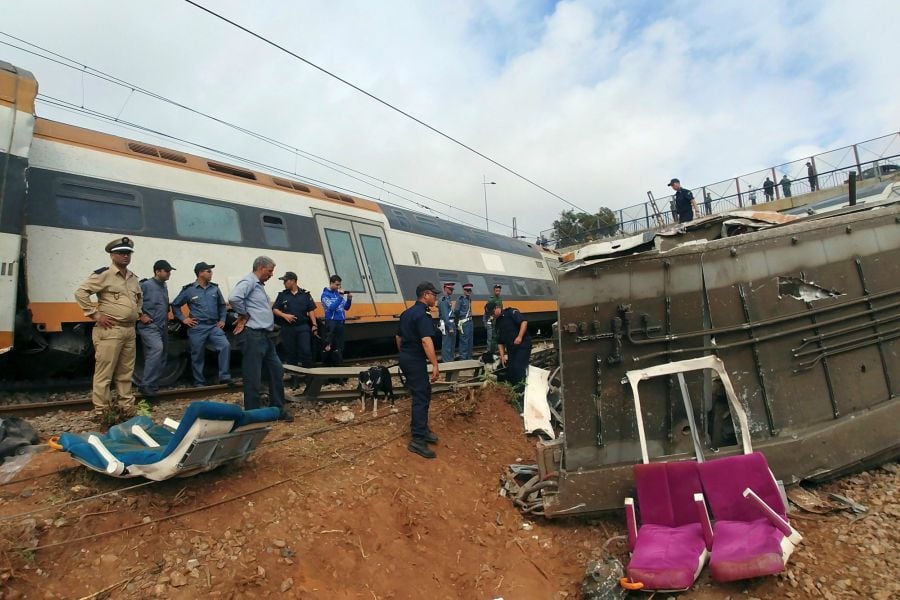 Accidente de tren Marruecos