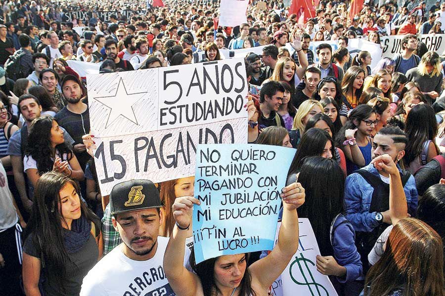 marcha estudiantil