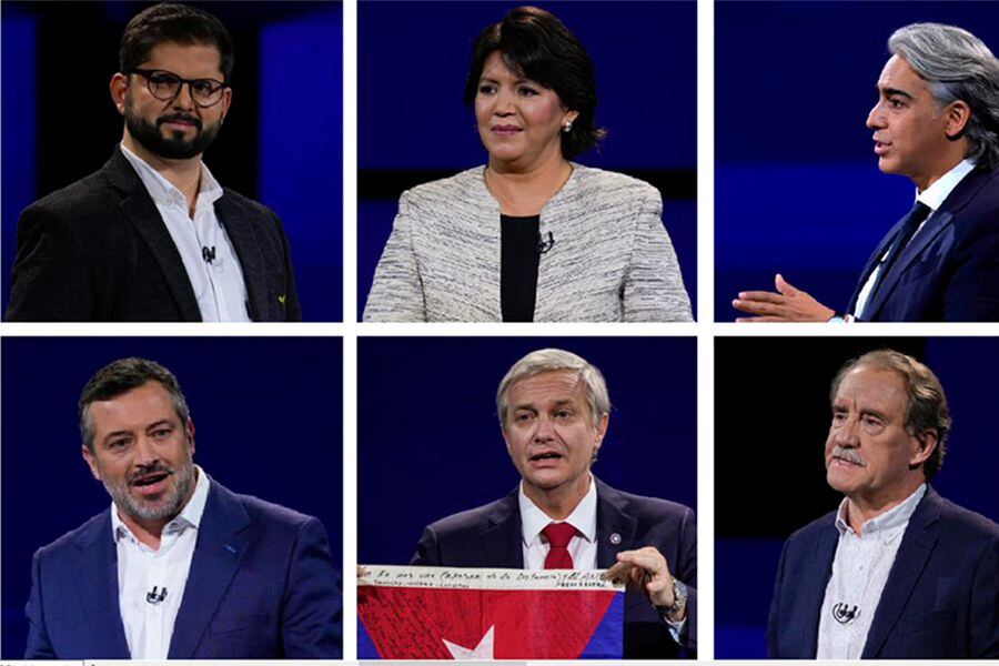 Presidenciables protagonizan intenso último debate marcado por críticas a Kast - La Tercera