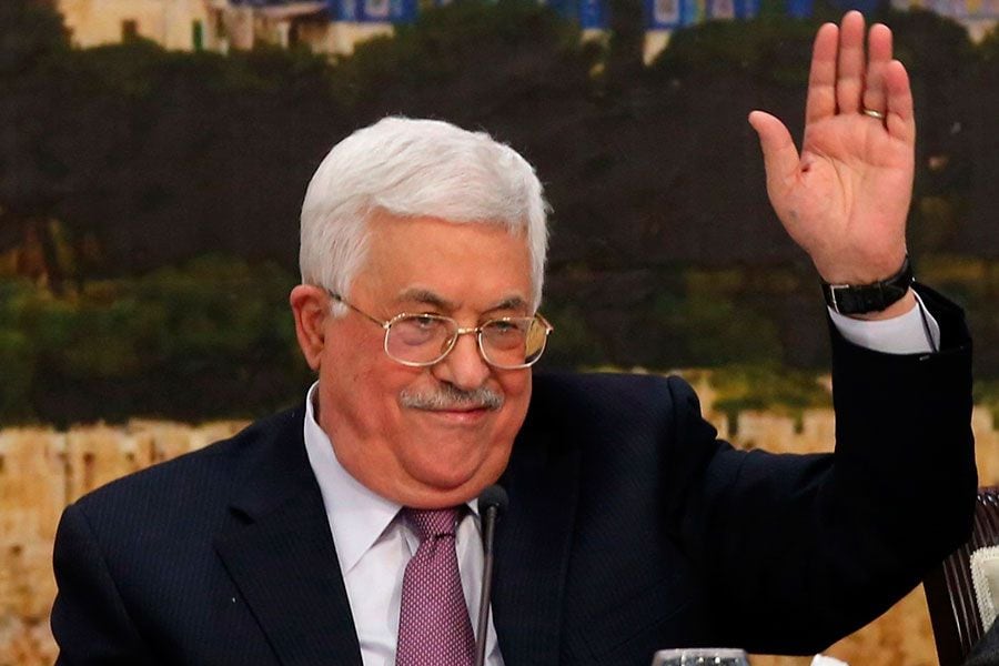Presidente de Palestina es dado de alta tras estar ocho días internado