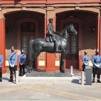 Monumento de General Baquedano fue reinstalado en el Museo Histórico Militar tras 93 años en Plaza Italia