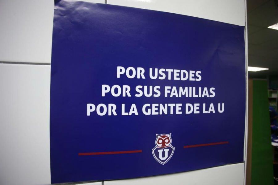 por la U