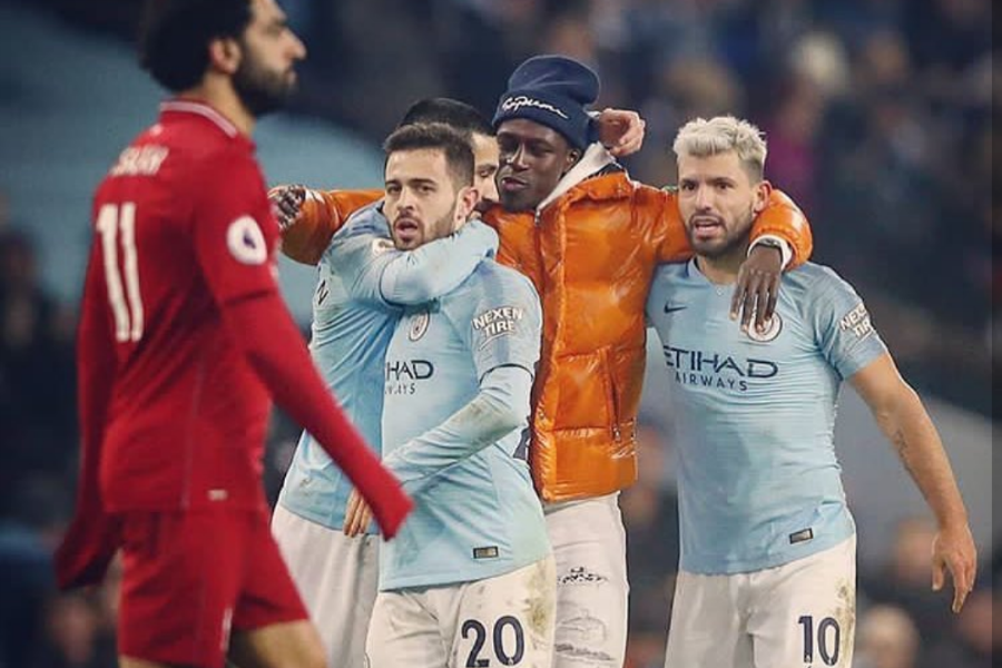 Mendy entró a festejar y la seguridad lo confundió con un intruso - La