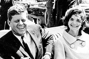 JFK y la primera dama Jacqueline Kennedy, el 3 de mayo de 1961, en Washington.