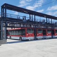 Antofagasta inaugura el primer centro de carga para buses eléctricos fuera de Santiago