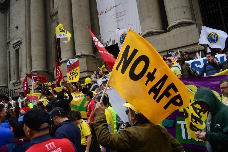 Manifestación NO más AFP