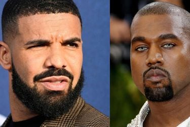 Al columpio: Drake se burla de Kanye West en su nueva canción con audio de Kim Kardashian