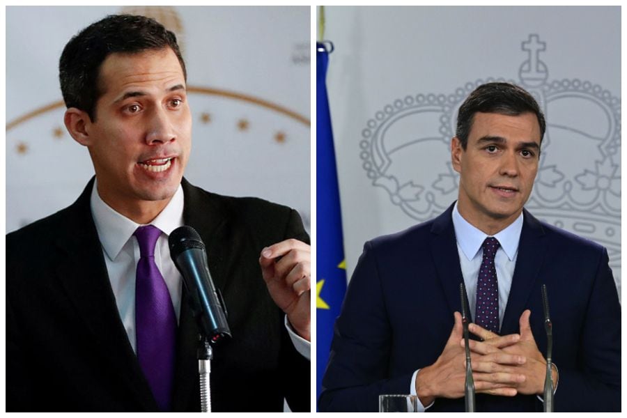 Guaidó y Sánchez
