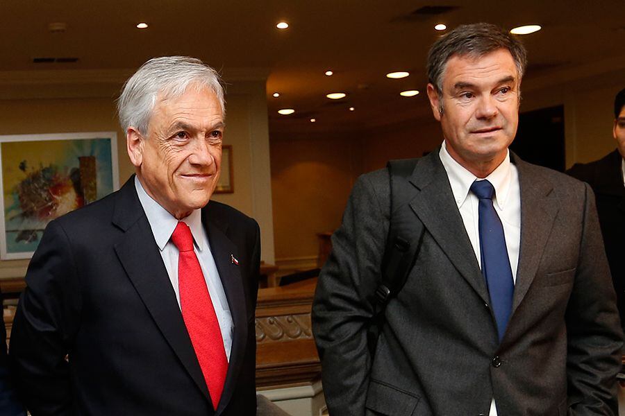Sebastián Piñera y Manuel José Ossandón