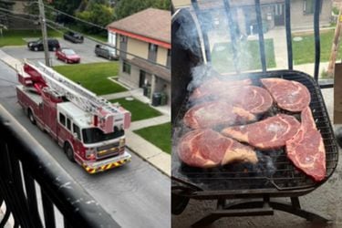 Mexicano preparó un asado en Canadá y sus vecinos llamaron a los bomberos