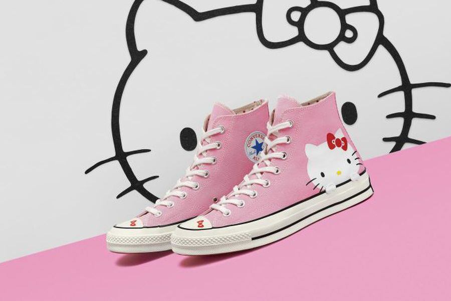 Converse lanzar zapatillas basadas en Hello Kitty La Tercera