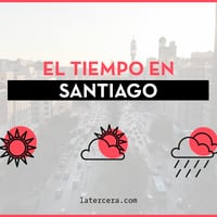 Pronóstico del tiempo en Santiago para mañana, jueves 25 de enero