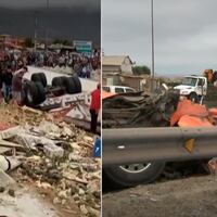 “Es inhumano”: el descargo de colega de conductor de camión con paltas que fue saqueado tras fatal volcamiento en La Higuera