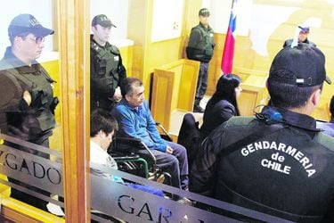 Audiencia de preparacion de juicio oral en caso de comuneros mapuche en huelga de hambre.
