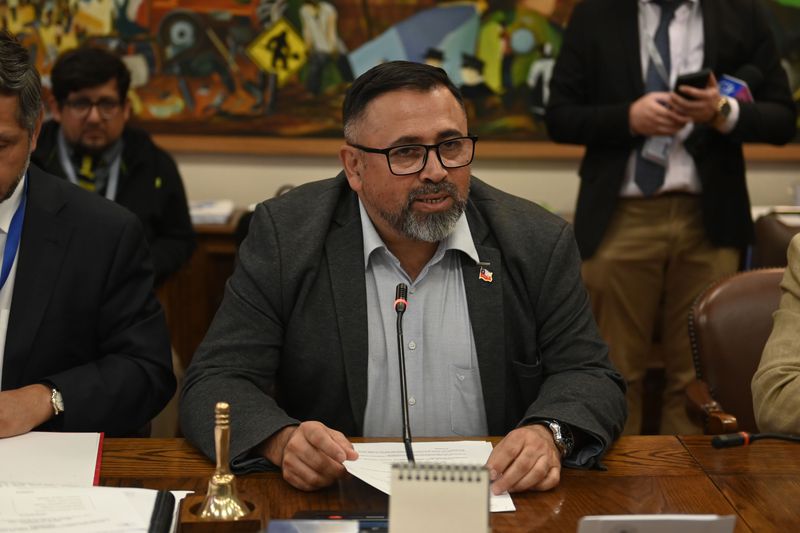 Víctor Pino asume la presidencia de la comisión revisora de la acusación constitucional de la Cámara de Diputados en contra del ministro Carlos Montes, en el Congreso Nacional, en Valparaíso.