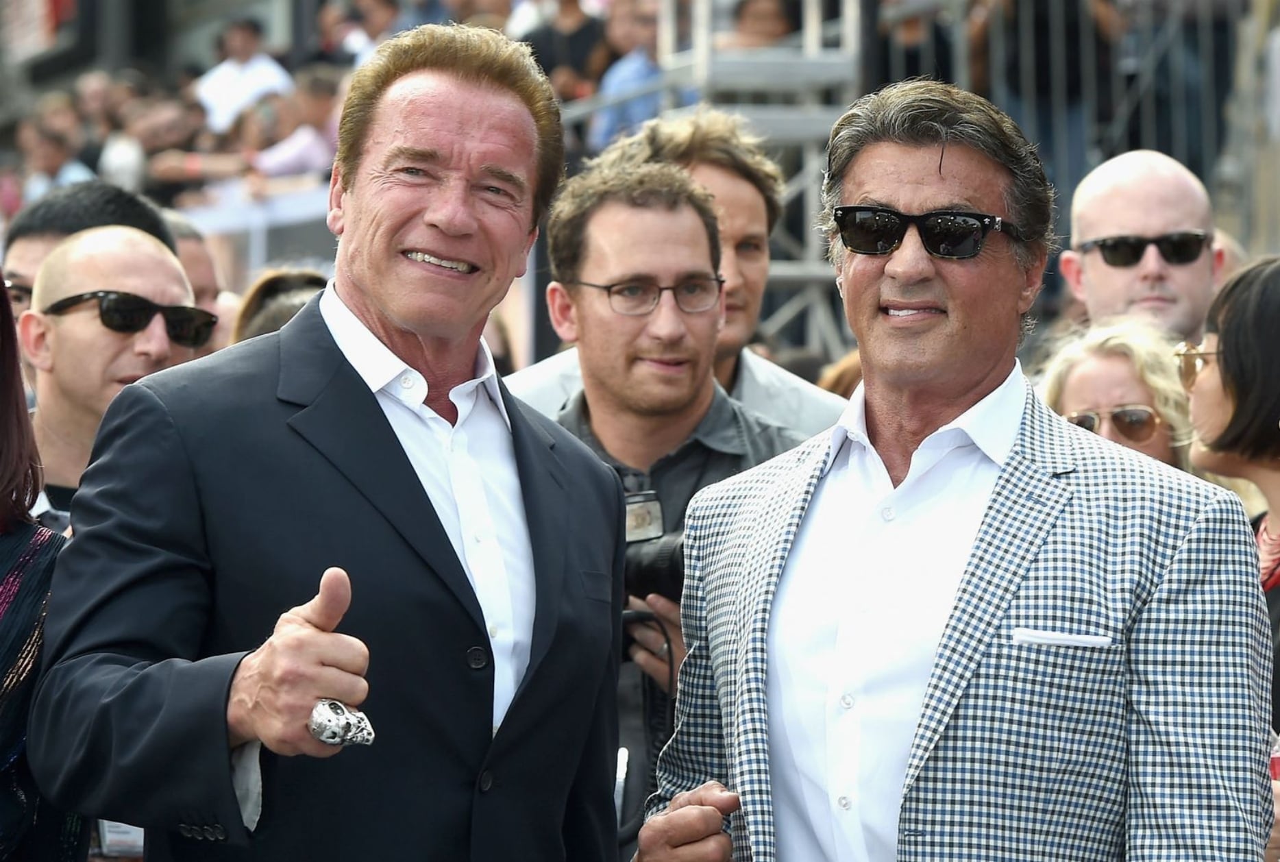 Arnold Schwarzenegger y Sylvester Stallone