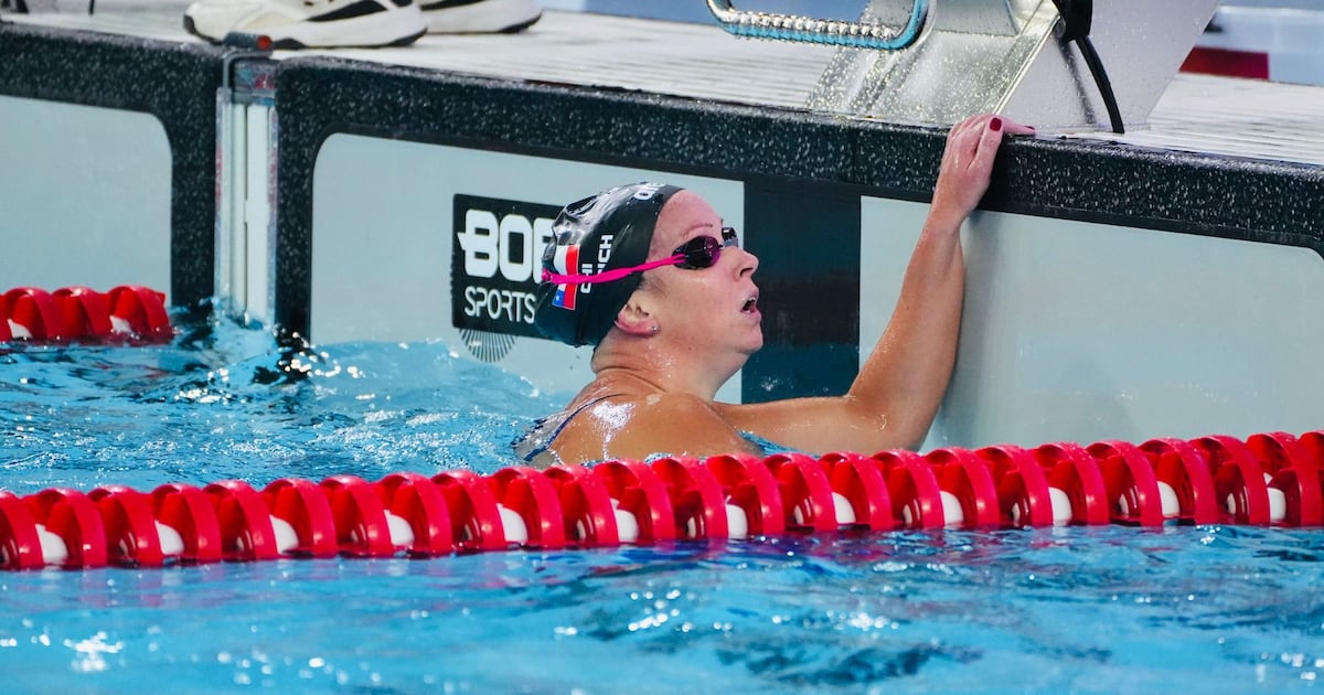 Photo: La Tercera Kristel Köbrich consiguió un bronce en los 800 metros libre de los Juegos Odesur. Foto: Team Chile