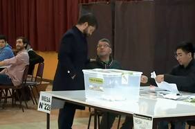 Así fue la votación del Presidente Boric en Punta Arenas