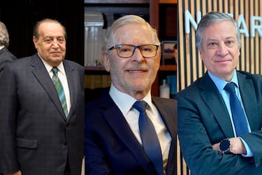 Fotografía de os tres Conservadores de Bienes Raíces de Santiago