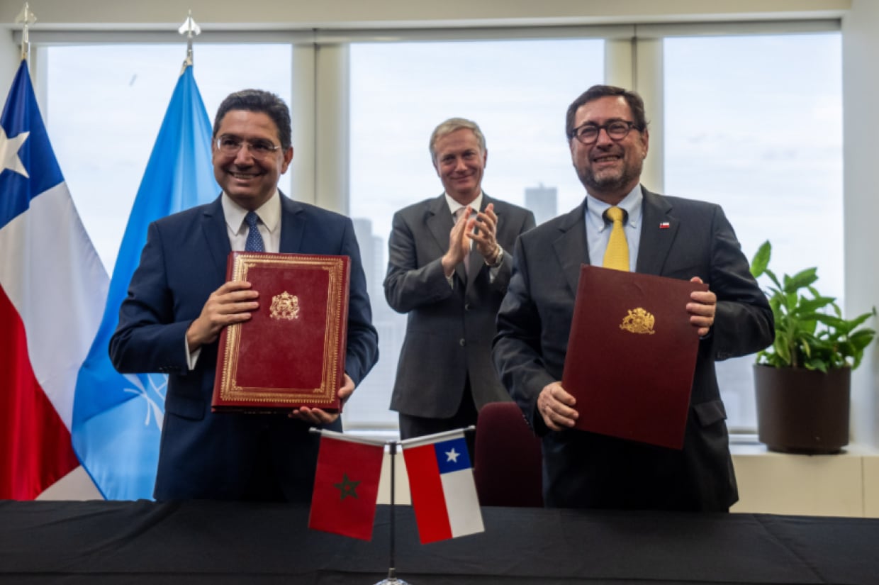 Chile avanza hacia un TLC con Marruecos y respalda su propuesta de autonomía para el Sahara Occidental