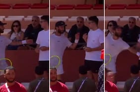 Nueva polémica a su historial: Corentin Moutet encara a un espectador tras quedar eliminado en el ATP de Marruecos