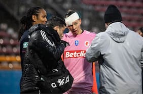 “Estamos bien”: Christiane Endler sufre impactante golpe en la goleada del Olympique de Lyon en la Copa de Francia