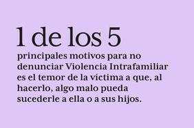 Violencia intrafamiliar y el miedo que impide denunciar