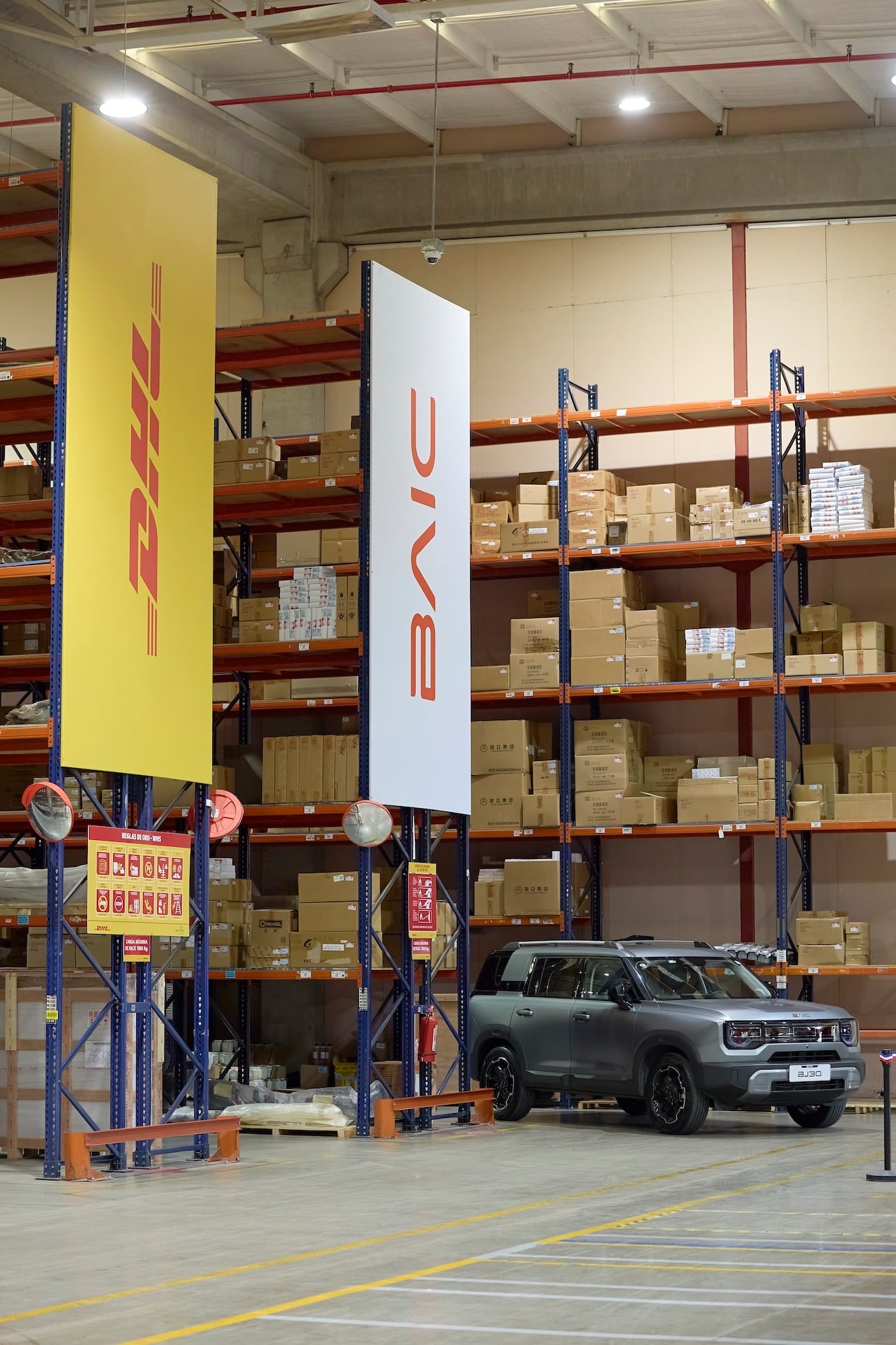 Centro de logística de BAIC con DHL Supply Chain