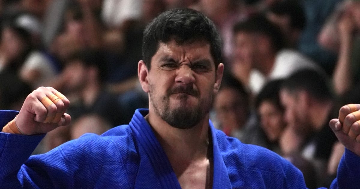 Photo: latercera.com Thomas Briceño logró el oro en el judo de los Juegos Suramericanos. Foto: Josefa Cáceres / Team Chile