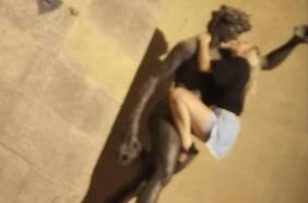 Indignación en Italia por turista que simuló actos lascivos con una estatua