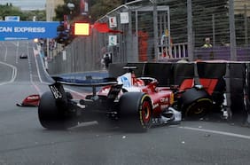 Con el saldo de seis choques: Verstappen se lleva la pole en una accidentada clasificación del GP de Azerbaiyán