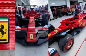 Construyen un Ferrari F1 en tamaño real con más de 400 mil piezas de LEGO