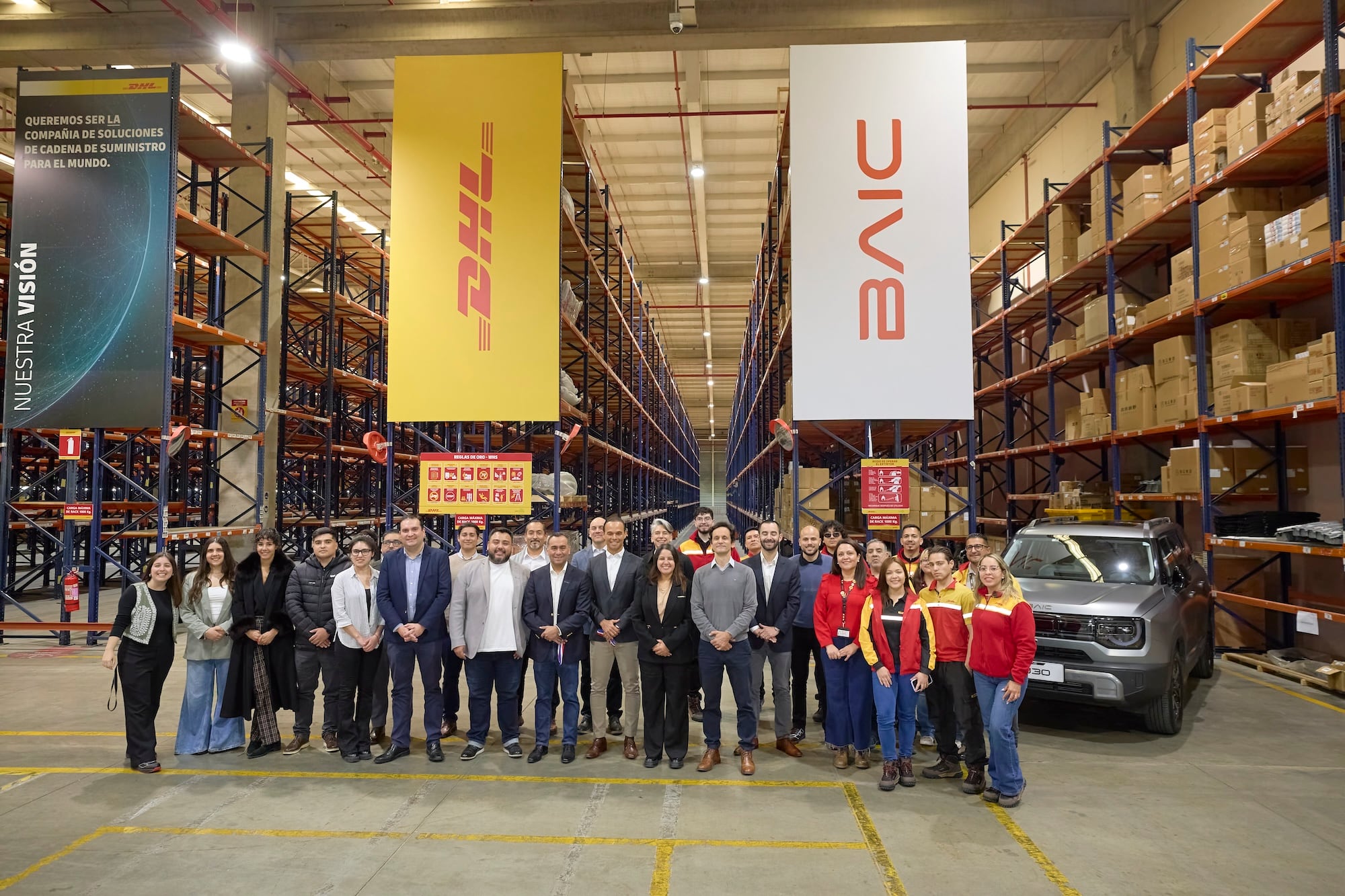 BAIC refuerza su operación de posventa junto a DHL Supply Chain