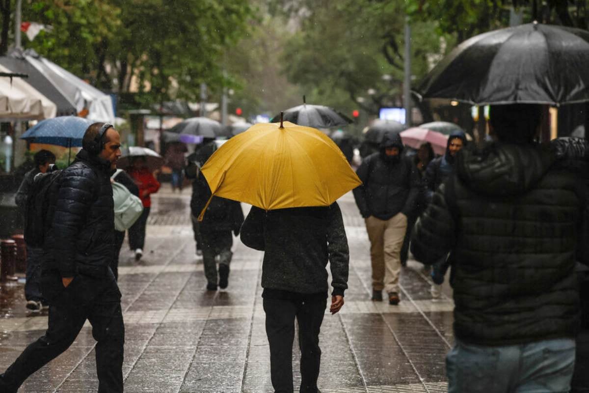 Hasta 29 milímetros de lluvia: pronostican precipitaciones entre Coquimbo y Maule para este lunes