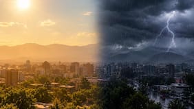 Jueves de verano y viernes de invierno: el caótico tiempo que le espera a la Región Metropolitana y la zona central