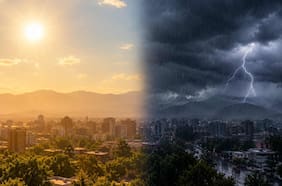 Jueves de verano y viernes de invierno: el caótico tiempo que le espera a la Región Metropolitana y la zona central